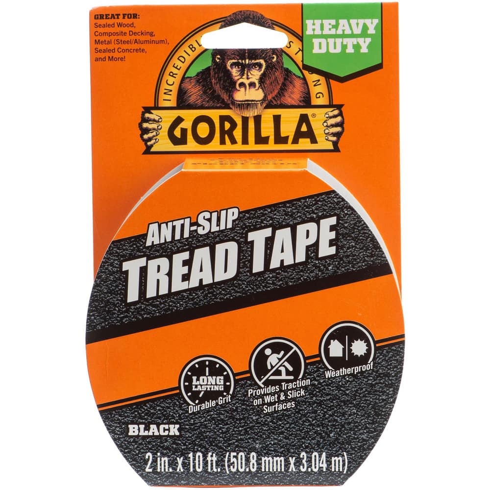 Grip Tape, Material Type: Polyvinylchloride , Backing Type: Textured , Adhesive Material: Acrylic , Color: Black , Thickness (mil): 0.1000  MPN:104921