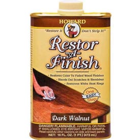 Howard Restor-A-Finish Dark Walnut 16 oz. Can 6/Case RF6016