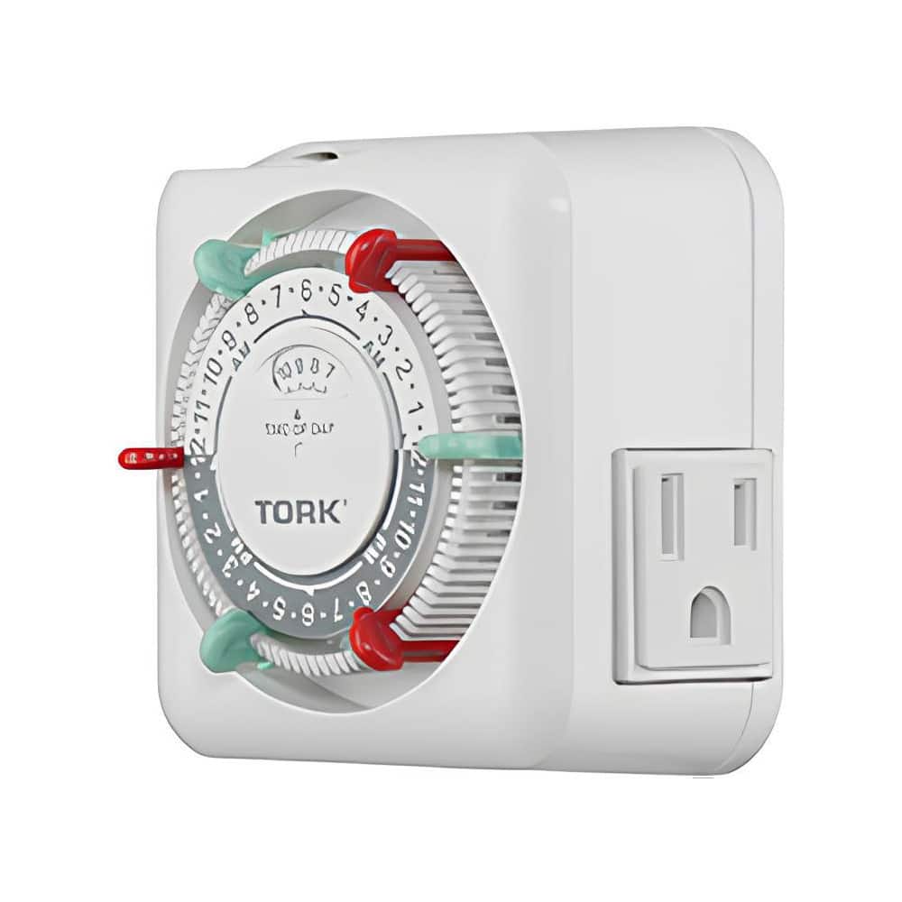 Electrical Timers & Timer Switches; Switch Type: Mechanical Timer Switch; Recommended Environment: Indoor; Timing Range: 24 h; Minimum On/Off Time: 30min; Voltage: 120.00; Amperage: 15.0000 MPN:RTN312