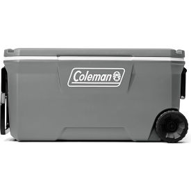 Coleman 316 Series Wheeled Cooler 100 Qt. Polypropylene Gray 3000006492