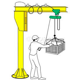 Festooned Boom Electrification TAGLINE 20W A for Abell-Howe® HD Style B Floor Cranes 747471 Style B Tagline