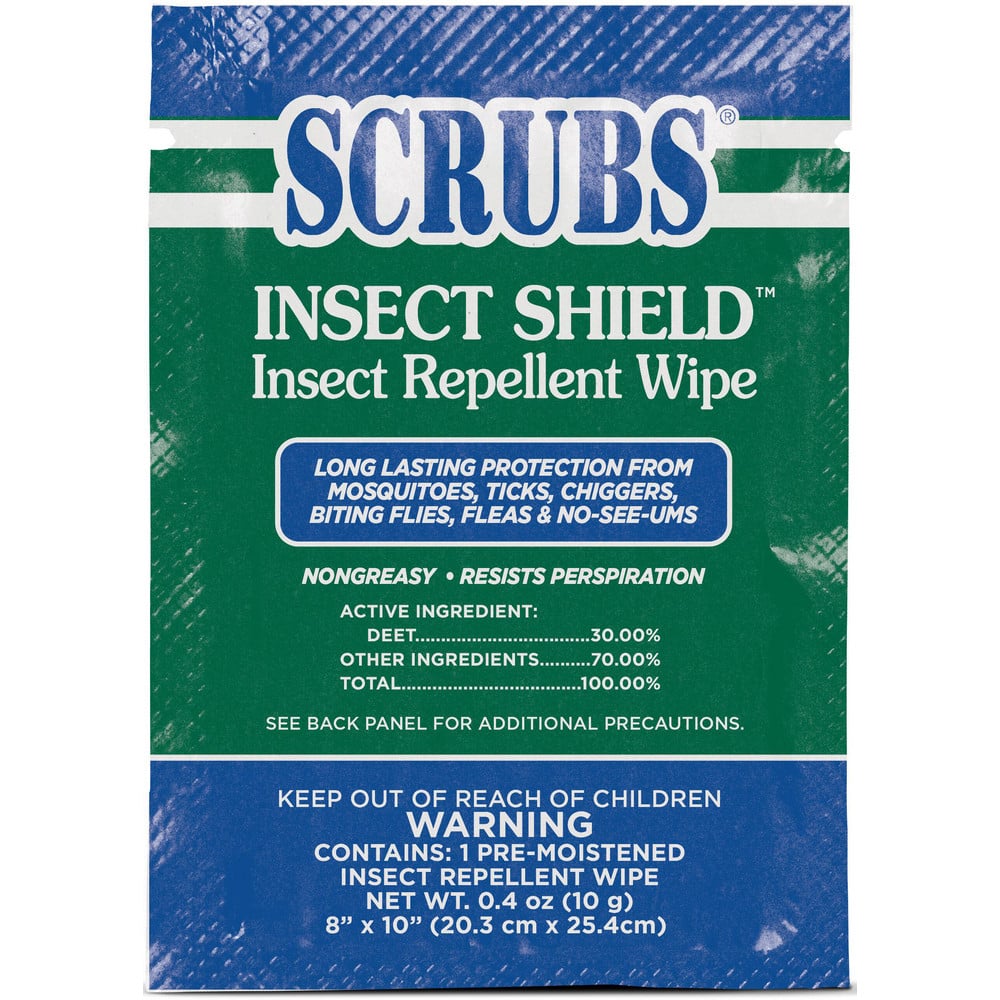 Personal Insect Repellents; Form: Treated Fabric; Wipe ; Targeted Pest: Biting Flies; Biting Insects; Chiggers; Flying Insect; Mosquitoes ; Active Ingredient: DEET ; Container Size: 10in ; Container Type: Packet ; Concentration: MPN:91401
