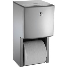 ASI® Roval™ Surface Mounted Twin Hide-A-Roll Toilet Tissue Dispenser - 10-20030 10-20030