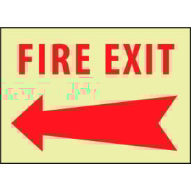 Glow Sign Vinyl - Left Arrow GL137PB