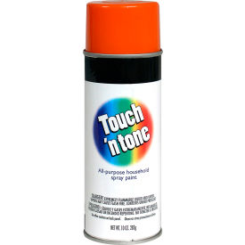 Rust-Oleum® Touch 'n Tone Spray Paint 10 oz. Aerosol Can Gloss Orange 55283830 - Pkg Qty 6