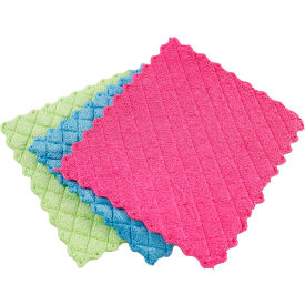 Libman Commercial Microfiber Sponge Cloths Multicolor - 2103 2103****** - Pkg Qty 12
