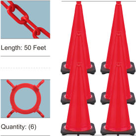 Mr. Chain® Traffic Cone Kit with 2