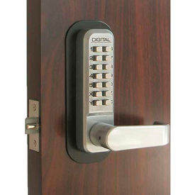 Lockey Digital Door Lock 2835 Lever Handle Satin Chrome 2835SC