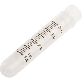 CELLTREAT 3.6mL CF Cryogenic Vial Internal Thread Round-Bottom Sterile Polypropylene100PK 229916