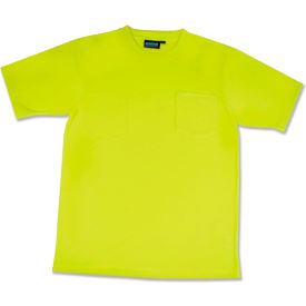 ERB® Aware Wear® 9601 T-Shirt Short Sleeve Non-ANSI 2XL Hi-Viz Lime WEL14110LI2X
