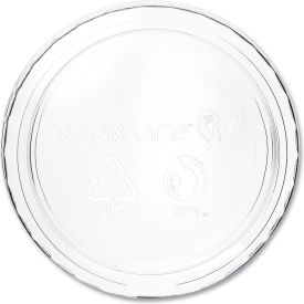 Vegware™ Compostable Lids Fits 2 - 4 oz. Portion Pots Clear 2000/Carton CF736
