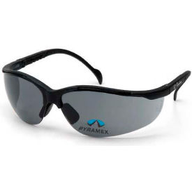 V2 Readers® Safety Glasses Gray +3.0 Lens Black Frame SB1820R30 - Pkg Qty 6