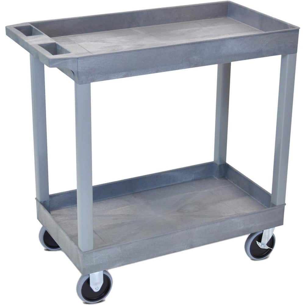Carts, Cart Type: Tub Cart , Assembly: Assembly Required , Caster Size: 5 in , Load Capacity (Lb. - 3 Decimals): 500.000 , Color: Gray  MPN:EC11HD-G