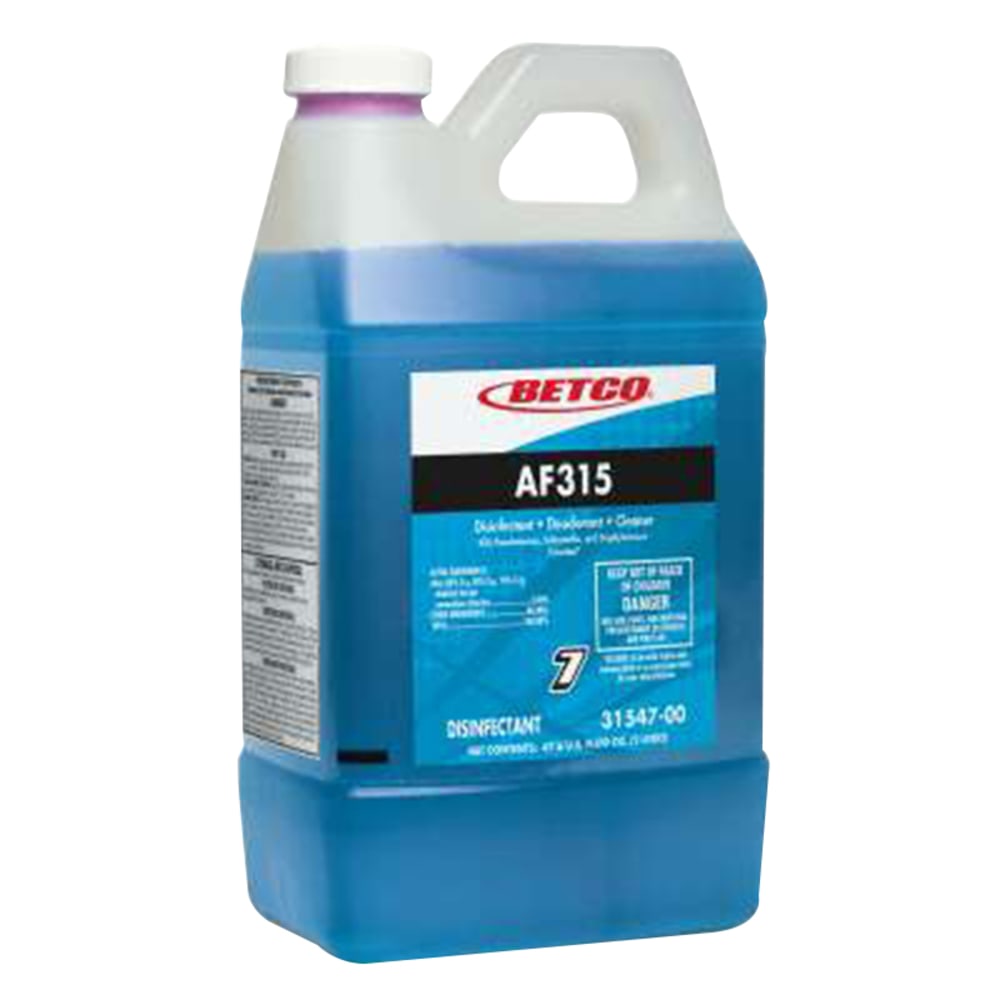 Betco AF315 Disinfectant Cleaner, Citrus Floral Scent, 67.6 Oz Bottle, Case Of 4 MPN:3154700