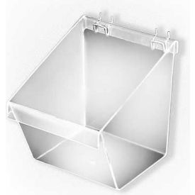 Global Approved 556118 Large Bucket For Pegboard/Slatwall 7.5