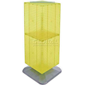 Global Approved 701435-YEL 4-Sided Interlocking Pegboard Floor Display 14
