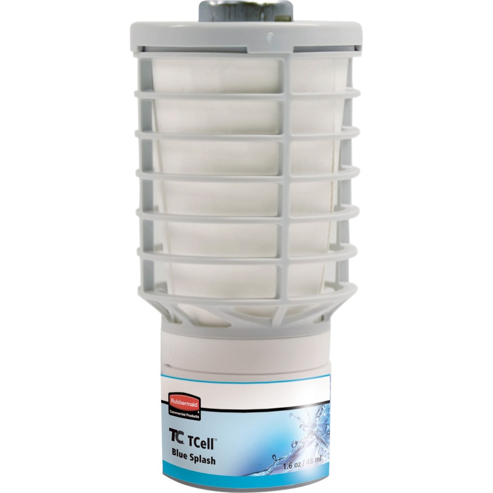 Rubbermaid Commercial TCell Odor Control Refill, Splash Blue, 1.6 Oz MPN:402112
