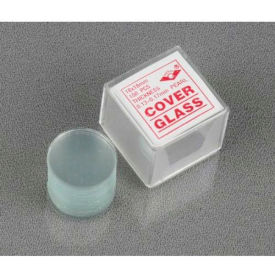AmScope CS-R18-100 100 pcs. Pre-Cleaned 18mm Diameter Round Microscope Cover Slips CS-R18-100