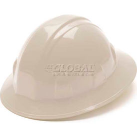 White Full Brim Style 6 Point Ratchet Suspension HP26110 - Pkg Qty 12