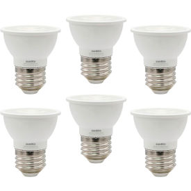 Sunlite® LED PAR16 Recessed Floodlight Bulb E26 Base 6W 500 Lumens 27K Soft White Pk of 6 41824-NS