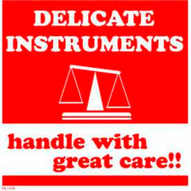 Delicate Instrument Handle w/ Great Care