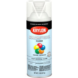 Krylon® Colormaxx™ Paint & Primer 11 oz. Flat Crystal Clear K05547007 - Pkg Qty 6