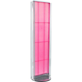 Global Approved 700256-PNK Pegboard Floor Stand W/5