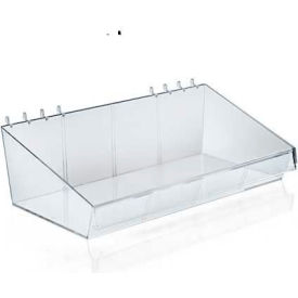 Global Approved 556115 Large Acrylic Divider Bin For Pegboard/Slatwall 13
