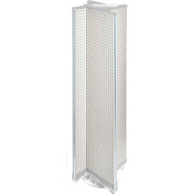 Global Approved 700460-WHT Pinwheel Pegboard Display W/RB 13.5
