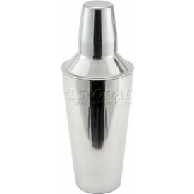 Winco BS-3P Bar Shaker 28 Oz. 3 Piece BS-3P - Pkg Qty 12