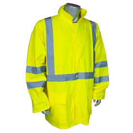 Radians RW10-3S1Y Lightweight Rain Jacket Hi-Viz Lime 5XL RW10-3S1Y-5X