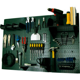 Wall Control Pegboard Standard Tool Storage Kit Green/Black 48