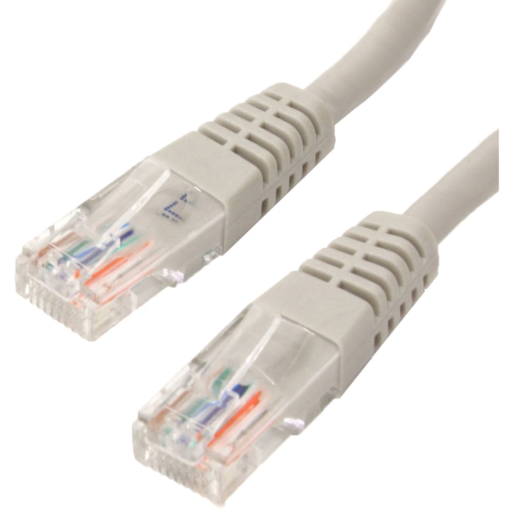 4XEM 100FT Cat6 Molded RJ45 UTP Ethernet Patch Cable (Gray) - 100 ft Category 6 Network Cable - 4XC6PATCH100GR MPN:4XC6PATCH100GR