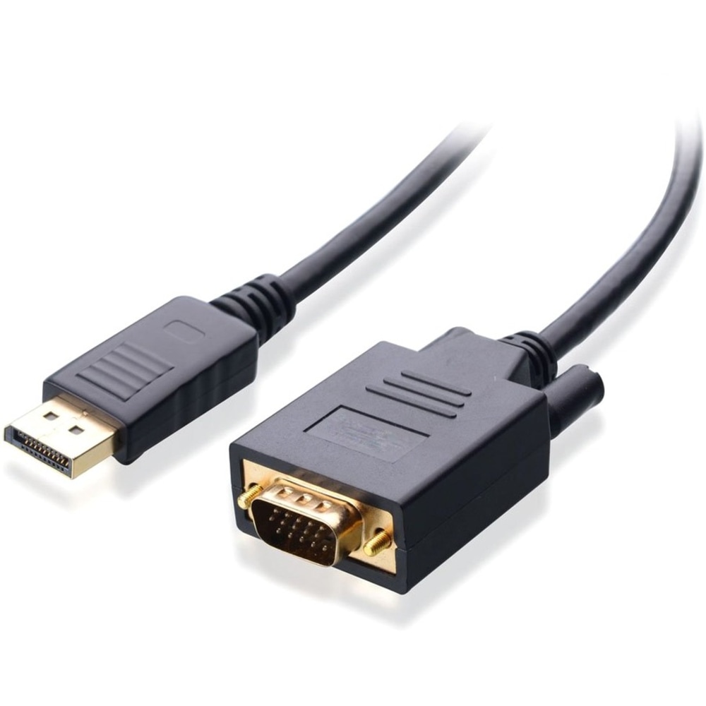4XEM DisplayPort To VGA Adapter Cable, 6ft, Black MPN:4XDPMVGAMCBL