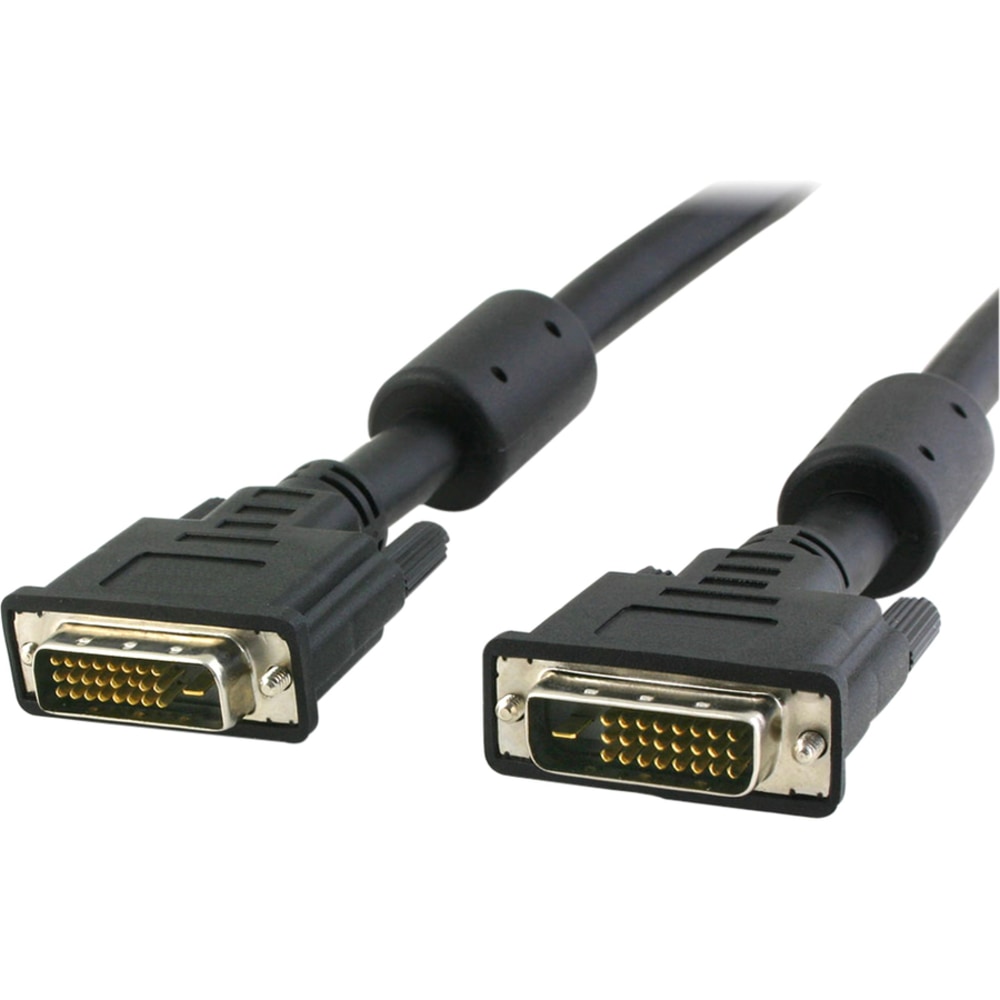 4XEM DVI-D Dual Link Male to Male Digital Video Cable, 6ft, Black MPN:4XDVIDMM6FT