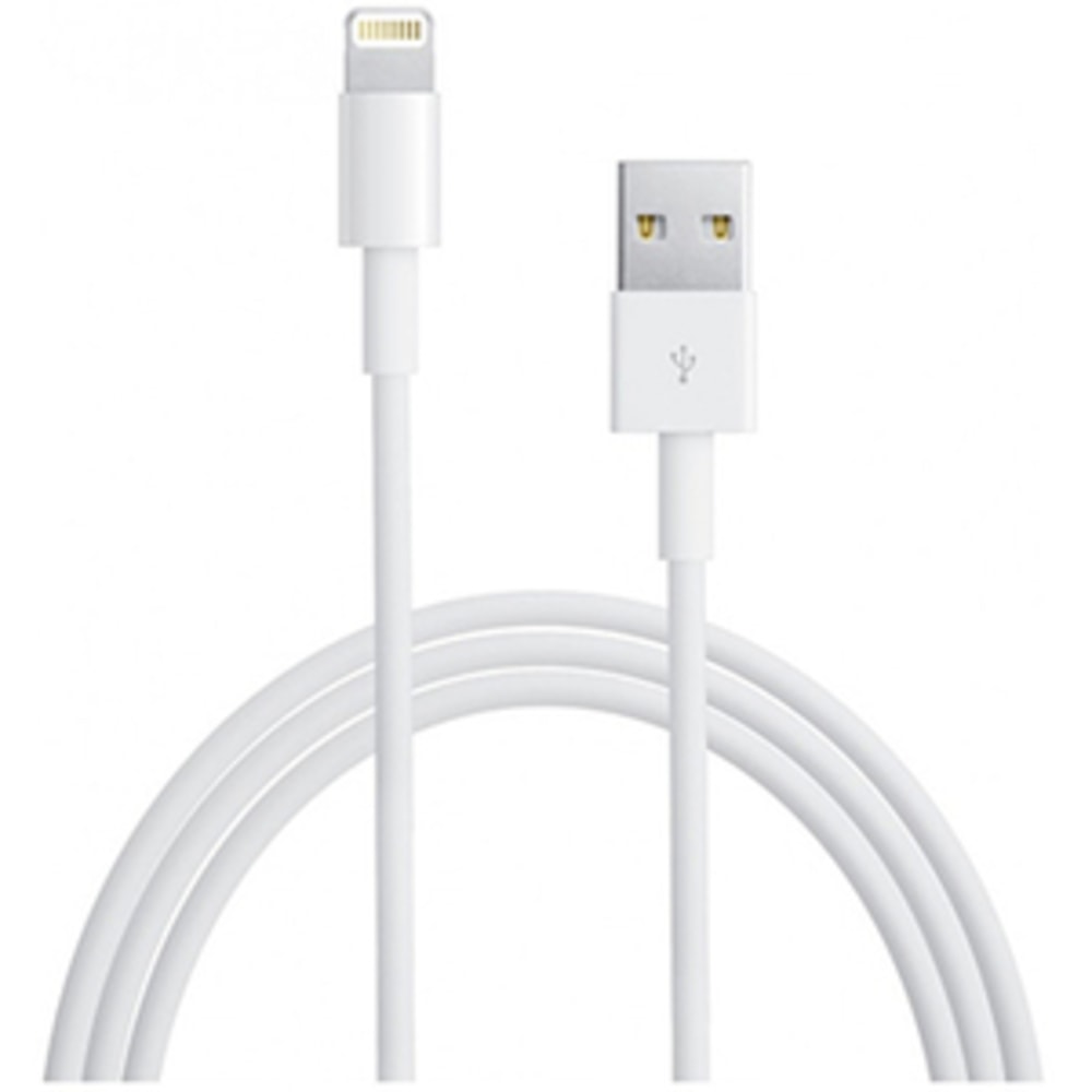 4XEM MFi Certified Lightning Charging Data And Sync Cable, 3ft, White MPN:4XUSB2APPLI5