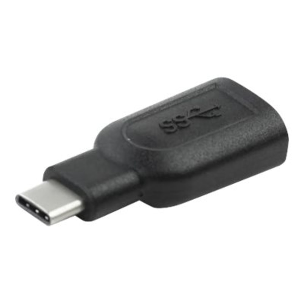 4XEM USB Type-C to USB Type-A Adapter - 1 Pack - 1 x Type A USB 3.0 USB Female - 1 x Type C USB 3.0 USB Male - Black MPN:4XUSBCUSBAA