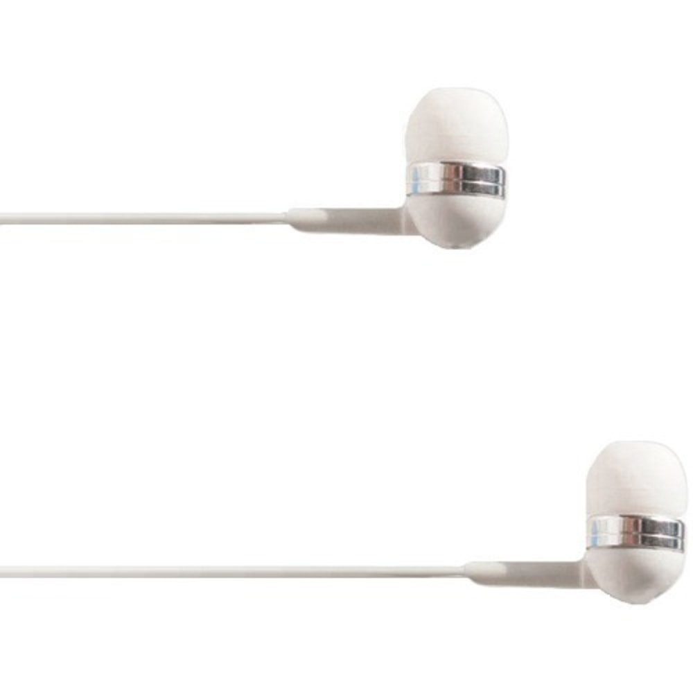 4XEM Earbud Headphones, White (Min Order Qty 4) MPN:4XIBUDWH