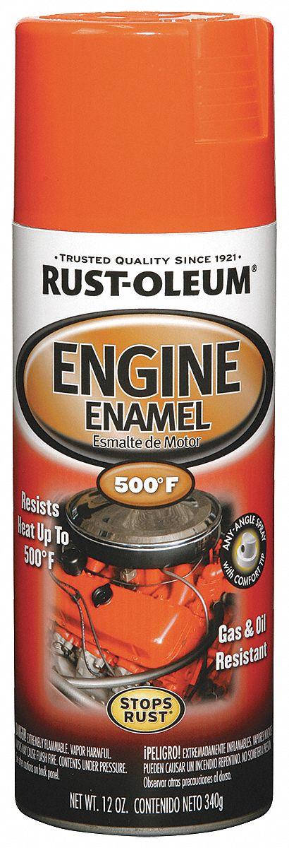 Engine Enamel Chevy Orange 12 oz Spray