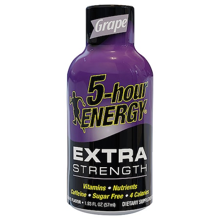 Energy Shot, Grape, 1.93 oz., PK4 MPN:721241