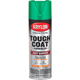 Krylon® Tough Coat Advance Spray Paint w/ Rust Barrier Technology 20 oz. Gloss Safety Green K00339008 - Pkg Qty 6