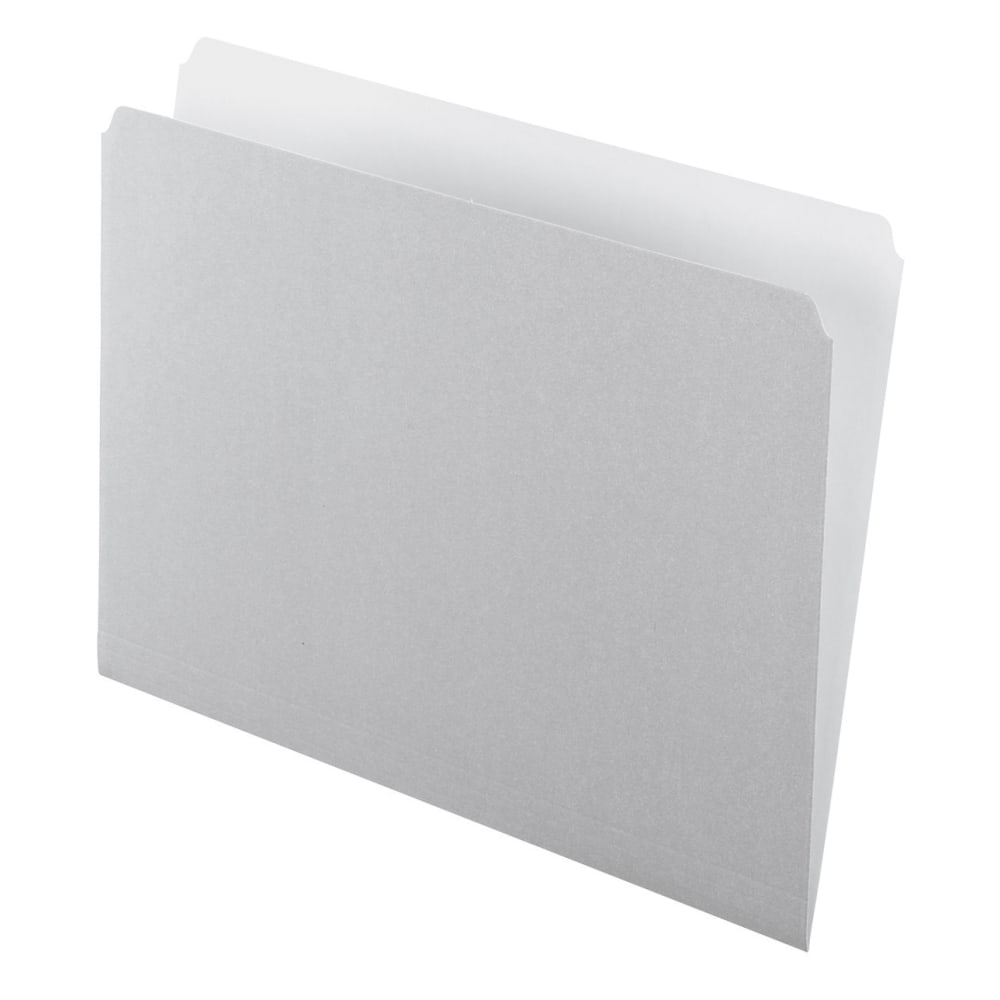 Pendaflex Straight-Cut Color File Folders, Letter Size, Gray, Box Of 100 MPN:152GRA