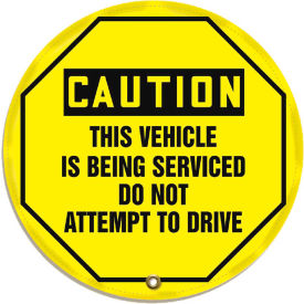 Accuform KDD834 Stopout® Steering Wheel Message Cover Vinyl 24