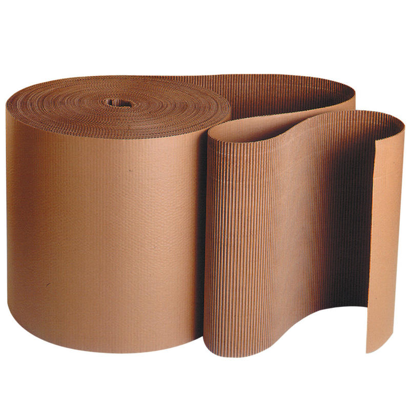 Partners Brand Single-Face Corrugated Roll, 4in x 250ft, Kraft MPN:SF04