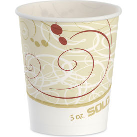 SOLO® Symphony® Design Paper Water Cups 5 oz. Capacity White/Beige 100/Pack R53-J8000