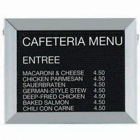 Aarco Aluminum Framed Letter Board Message Center - 18
