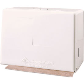 Georgia-Pacific® Professional Space Saver Singlefold Towel Dispenser Steel White 56701