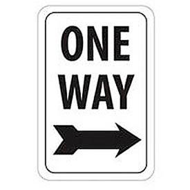 Aluminum Sign - One Way Right Arrow - .063