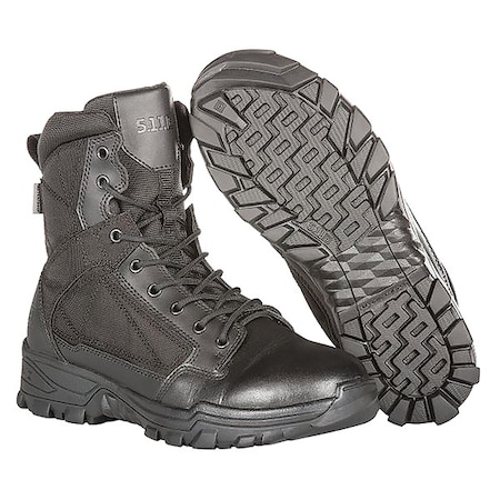 Men's Leather/Fabric Upper, Rubber Outsole, Plain Toe, Black, 13 E MPN:12388ABR-019-13-W