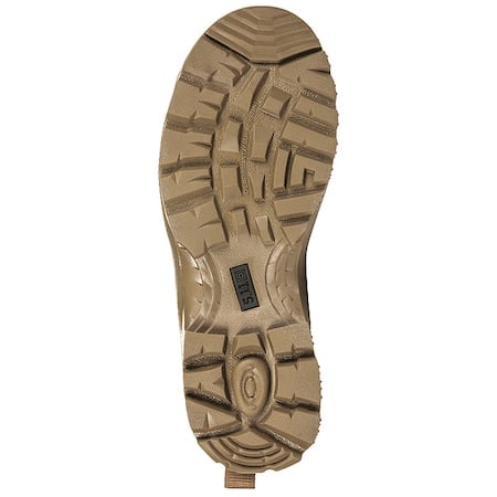 Men's Leather/Fabric Upper, Rubber Outsole, Plain Toe, Side Zipper, Dark Coyote, 13 D MPN:12393ABR-106-13-R